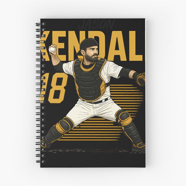 Item preview, Jason Kendall Baseball Catcher Player Sports Art designed and sold by HaletteGagnon.
