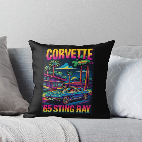 Item preview, Neon Corvette 65 Sting Ray Car designed and sold by HaletteGagnon.