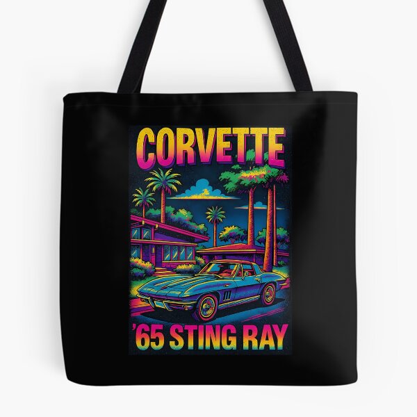 Item preview, Neon Corvette 65 Sting Ray Car designed and sold by HaletteGagnon.