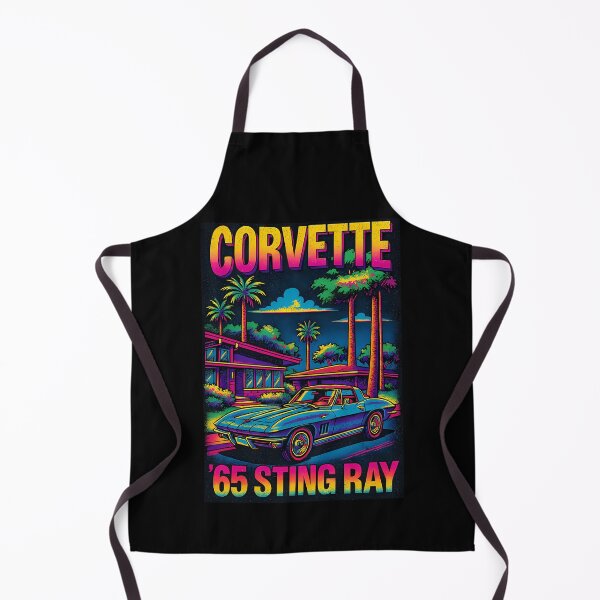 Item preview, Neon Corvette 65 Sting Ray Car designed and sold by HaletteGagnon.