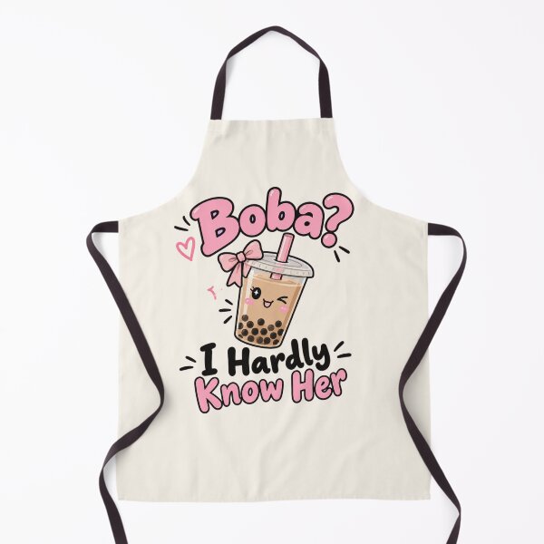 Item preview, Boba I Hardly Know Her Funny Bubble Tea Pun designed and sold by 8to5designs.
