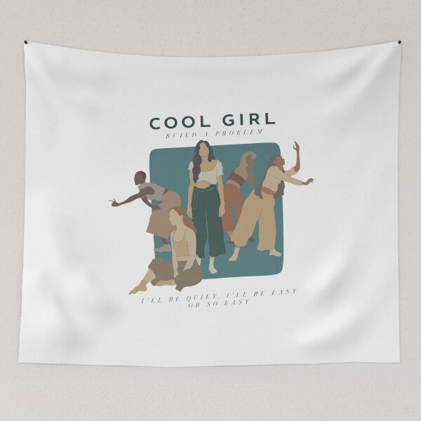 Item preview, Cool Girl Build A Problem Music Aesthetic Art designed and sold by MIKAYLAUENIO.