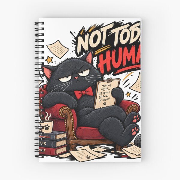 Item preview, NOT TODAY, HUMAN designed and sold by meghnad.