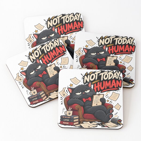 Item preview, NOT TODAY, HUMAN designed and sold by meghnad.