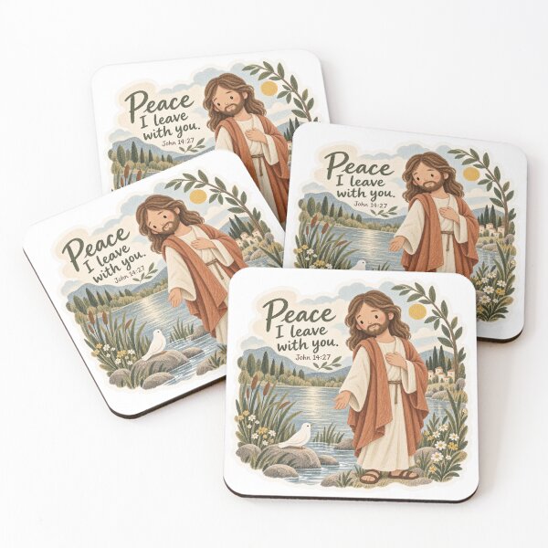 Item preview, Peace I Leave With You Watercolor Jesus designed and sold by Vivalavidashop.