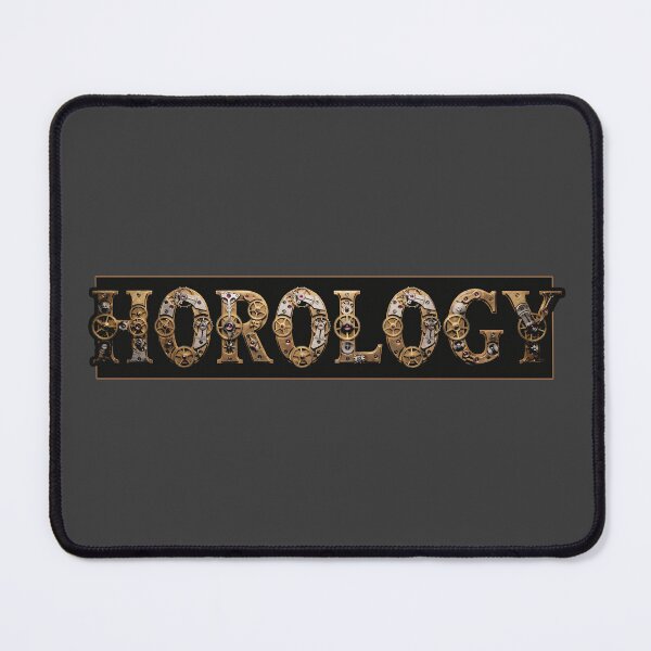 Item preview, Horology Gold Gears Ruby Jewels Watchmaker Typography Graphic designed and sold by KiwiRider.