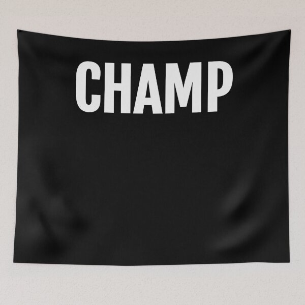 Item preview, Champ Large Text Winners Heros & Champions Award designed and sold by KNUXX Shop.