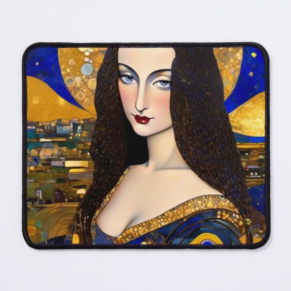 Item preview, Abstract Mona Lisa Portrait designed and sold by TheDarkWardrobe.