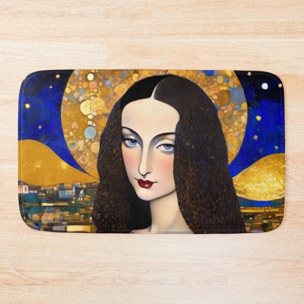 Item preview, Abstract Mona Lisa Portrait designed and sold by TheDarkWardrobe.
