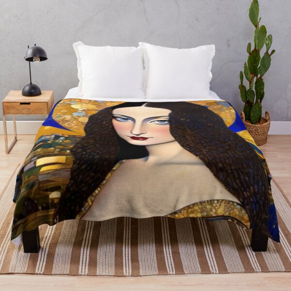 Item preview, Abstract Mona Lisa Portrait designed and sold by TheDarkWardrobe.