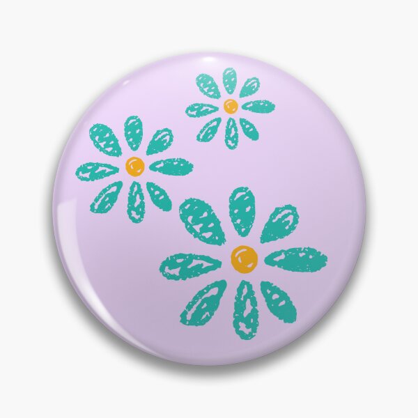 Item preview, Kindergarten Cute Doodle Art | Blue  Daisy Flower Scribbles  designed and sold by LightPrints.