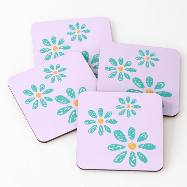 Item preview, Kindergarten Cute Doodle Art | Blue  Daisy Flower Scribbles  designed and sold by LightPrints.