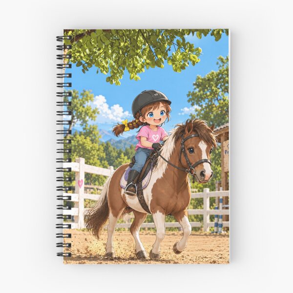 Item preview, Kenzie Horseback Riding Cartoon Character Design designed and sold by Kenzie & Co.
