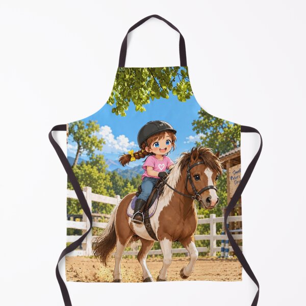 Item preview, Kenzie Horseback Riding Cartoon Character Design designed and sold by Kenzie & Co.