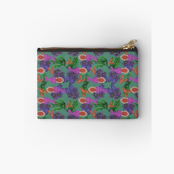 Item preview, Reef treasures - Coral Reef Mermaid Diagonal Tile Pattern designed and sold by Clauzierra.