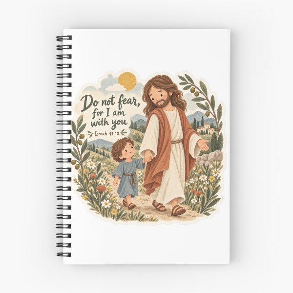 Item preview, Do Not Fear Isaiah 41:10 Watercolor Jesus designed and sold by Vivalavidashop.