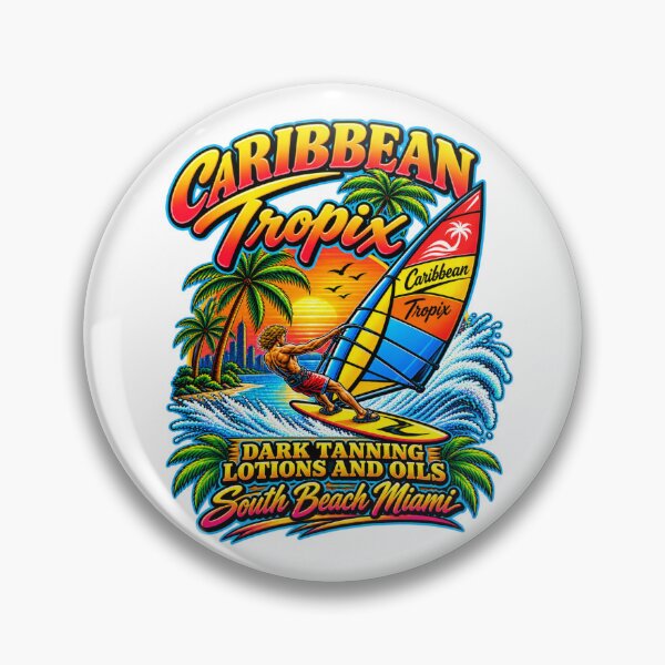 Item preview, Caribbean Tropix Logo - South Beach Miami - 2026 designed and sold by JBDesigns21.