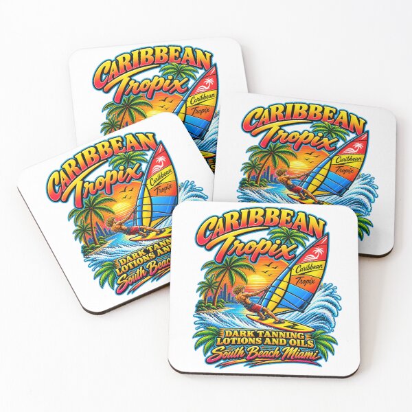 Item preview, Logotipo de Caribbean Tropix - South Beach, Miami - 2026 designed and sold by JBDesigns21.