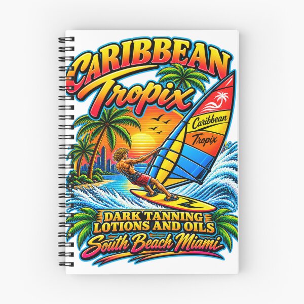 Item preview, Caribbean Tropix Logo - South Beach Miami - 2026 designed and sold by JBDesigns21.