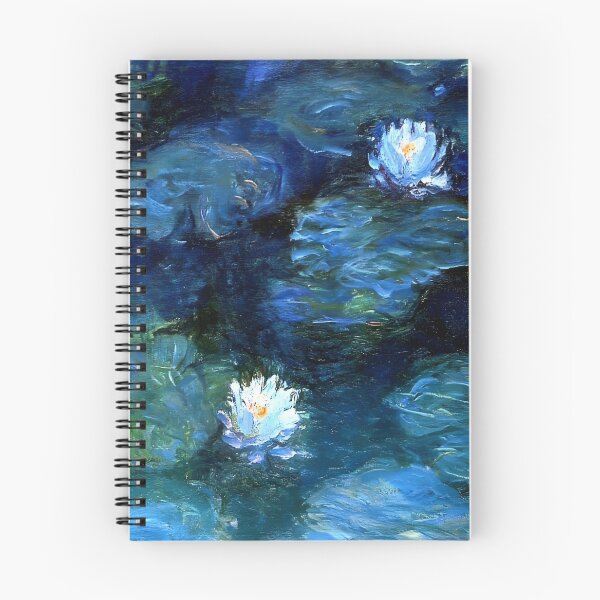 Item preview, Water Lilies by Claude Monet Fan Art Watercolor Painting Vintage Botanical Floral Flowers Nature Digital Illustration designed and sold by Matt_Smith.
