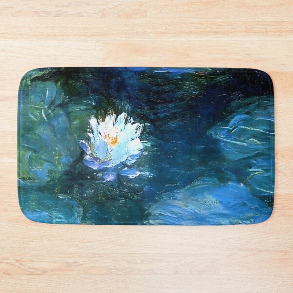 Item preview, Water Lilies by Claude Monet Fan Art Watercolor Painting Vintage Botanical Floral Flowers Nature Digital Illustration designed and sold by Matt_Smith.