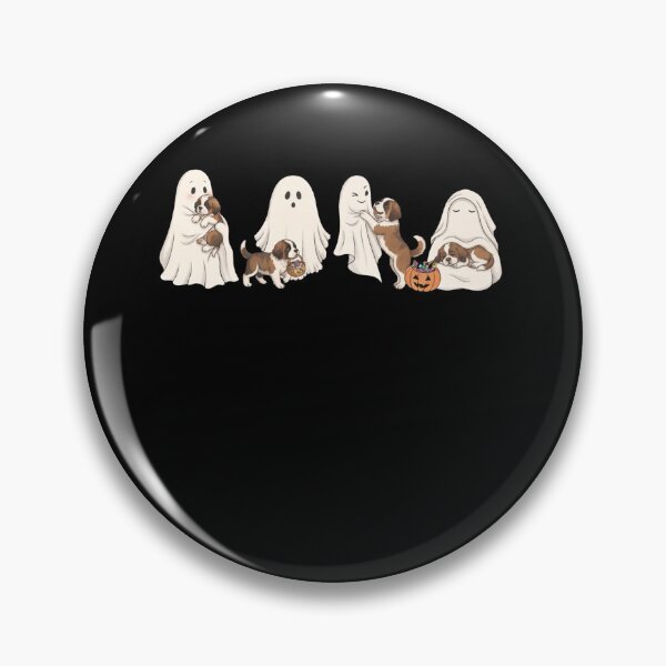 Item preview, Saint Bernard Halloween Boo Pumpkin Dog Lover designed and sold by dian-rody-crest.
