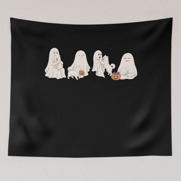 Item preview, Samoyed Halloween Boo Pumpkin Dog Lover designed and sold by dian-rody-crest.