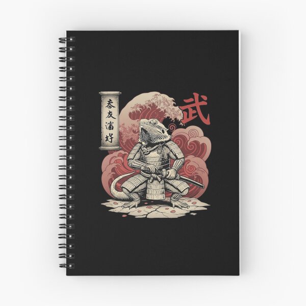 Item preview, Bearded Dragon Samurai Japanese Warrior Reptile Design designed and sold by Ostericaimusa.