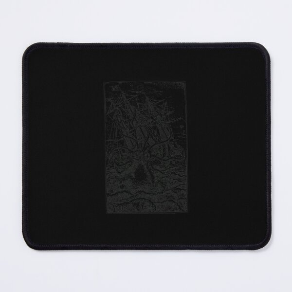 Item preview, Kraken Attacking Sailing Ship Woodcut designed and sold by ISAIAHRUEZ.