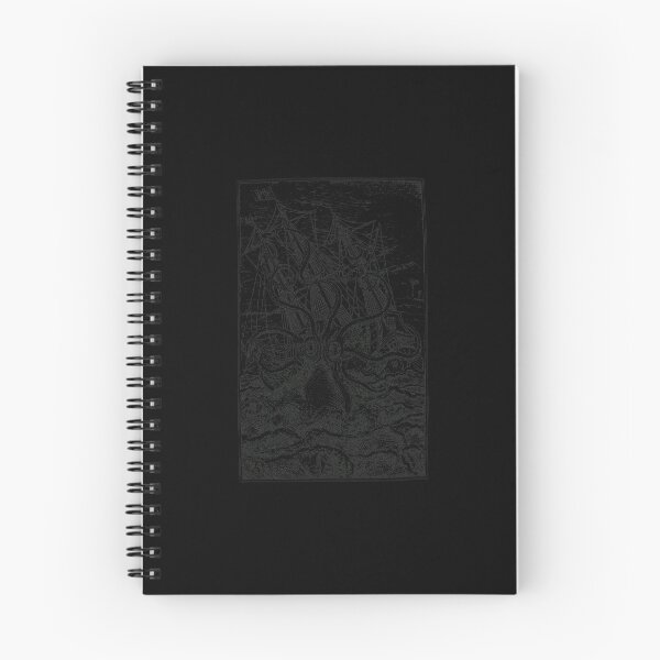 Item preview,  Kraken Attacking Sailing Ship Woodcut designed and sold by ISAIAHRUEZ.
