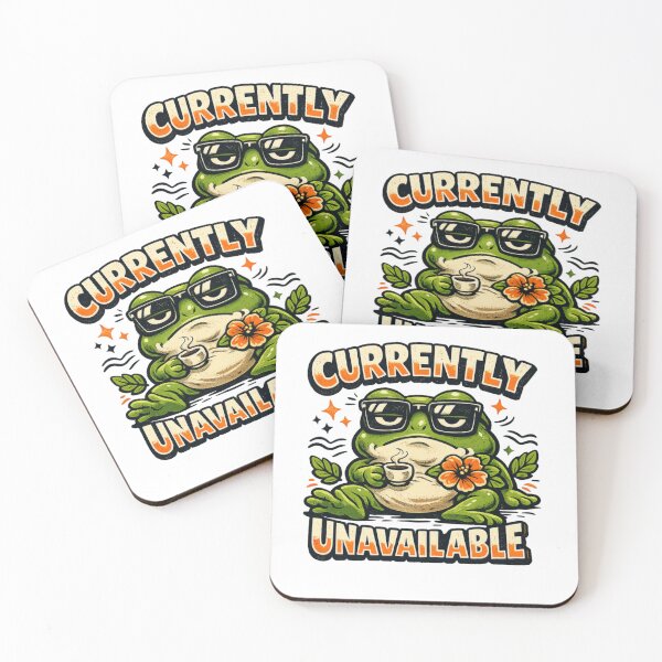 Item preview, Currently Unavailable – Funny Sleepy Frog With Coffee designed and sold by meghnad.
