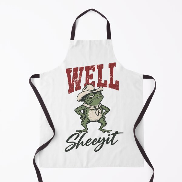 Item preview, Well Sheeyit Cowboy Frog for Western Humor Fans designed and sold by POD DYNASTY | Original Print On Demand T-Shirt Graphics.