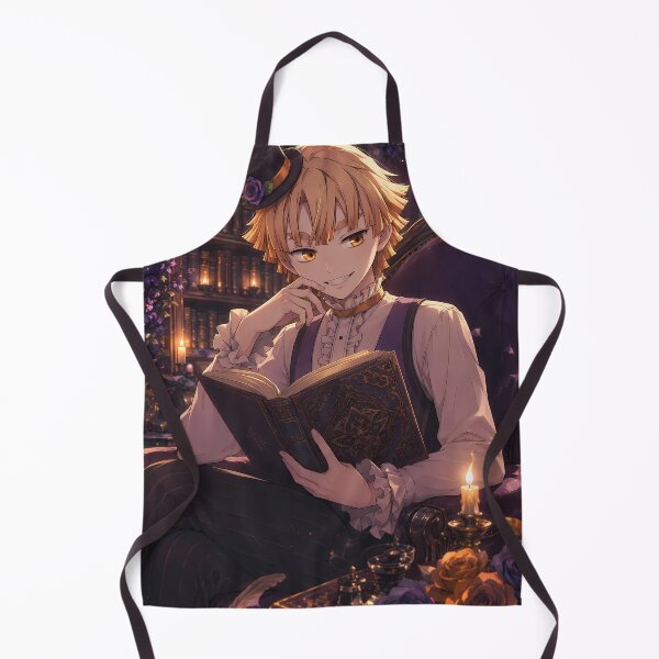 Item preview, Zenitsu Agatsuma Demon Slayer Moonlit Gothic Library designed and sold by SolenneAzur.