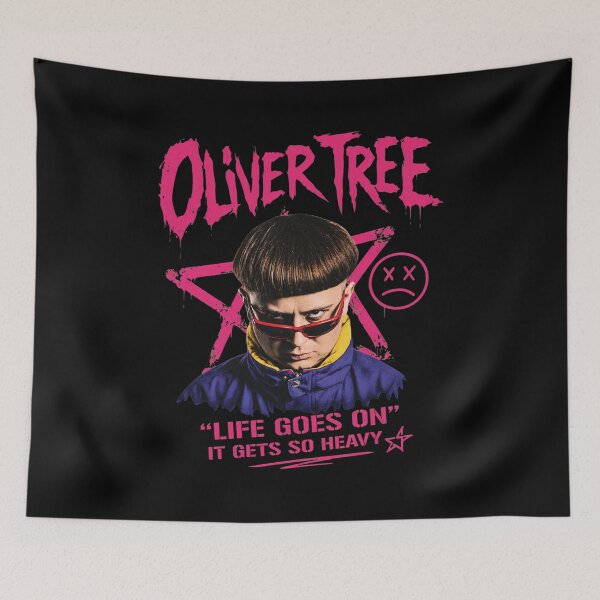 Item preview, Oliver Tree Life Goes On Pink Graffiti  designed and sold by ISAIAHRUEZ.