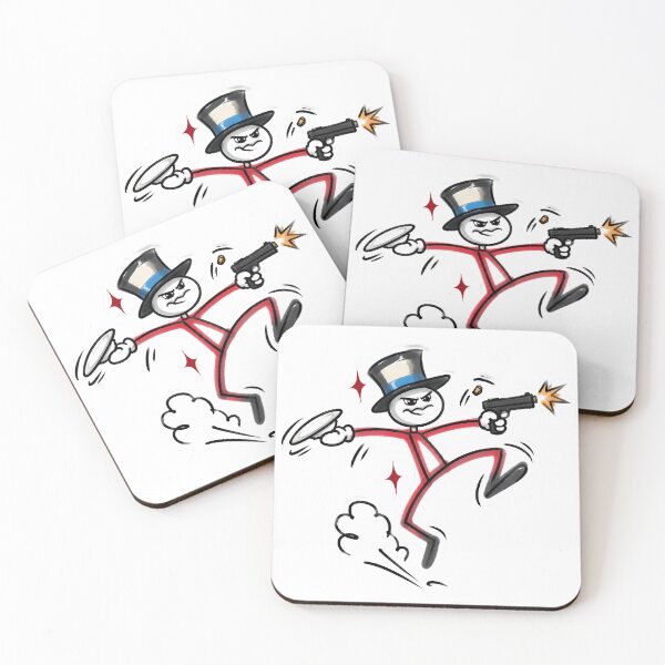Item preview, Gangster Stick Figure designed and sold by SweetMascot.