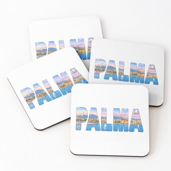 Item preview, PALMA - De Mallorca Spain Souvenir Sticker View from Ship Early Sunset designed and sold by Adam Gormley.