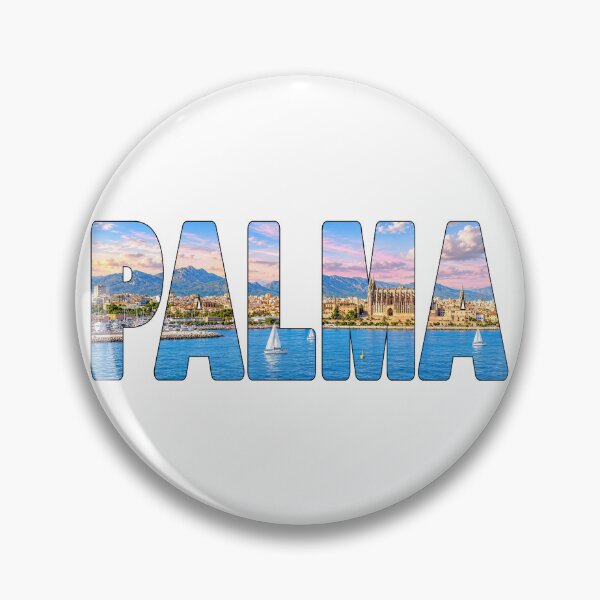 Item preview, PALMA - De Mallorca Spain Souvenir Sticker View from Ship Early Sunset designed and sold by Adam Gormley.