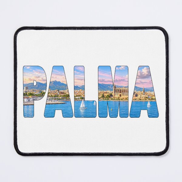 Item preview, PALMA - De Mallorca Spain Souvenir Sticker View from Ship Early Sunset designed and sold by Adam Gormley.