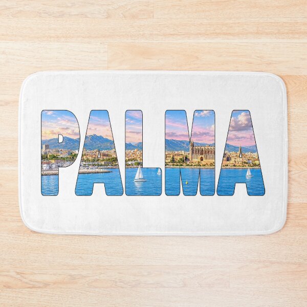 Item preview, PALMA - De Mallorca Spain Souvenir Sticker View from Ship Early Sunset designed and sold by Adam Gormley.