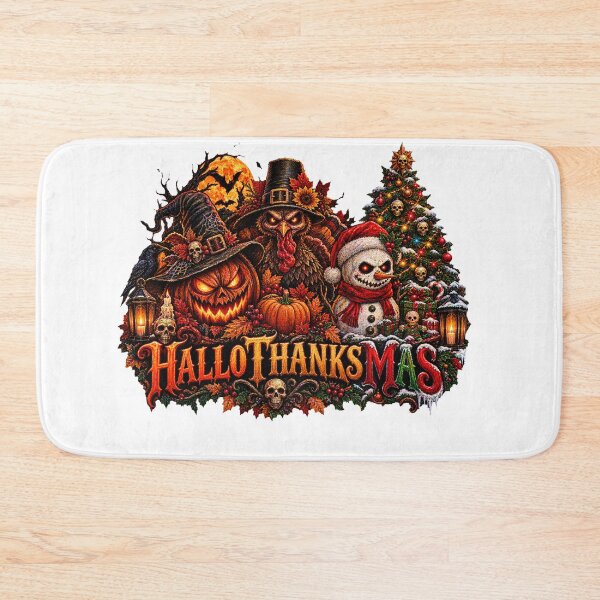 Item preview, Halloween Christmas Thanksgiving Pumpkin Turkey Snowman designed and sold by QuiteOrbit.