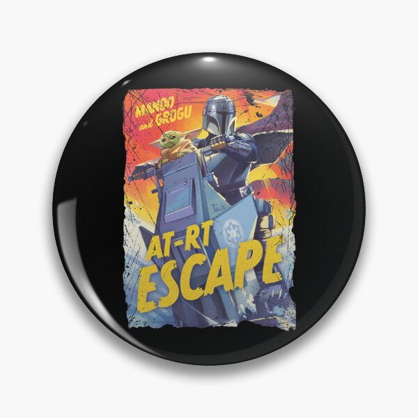 Item preview, Mando and Grogu AT-RT Escape  Art designed and sold by ISAIAHRUEZ.
