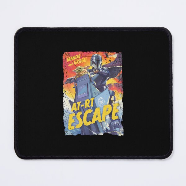 Item preview, Mando and Grogu AT-RT Escape Art designed and sold by ISAIAHRUEZ.