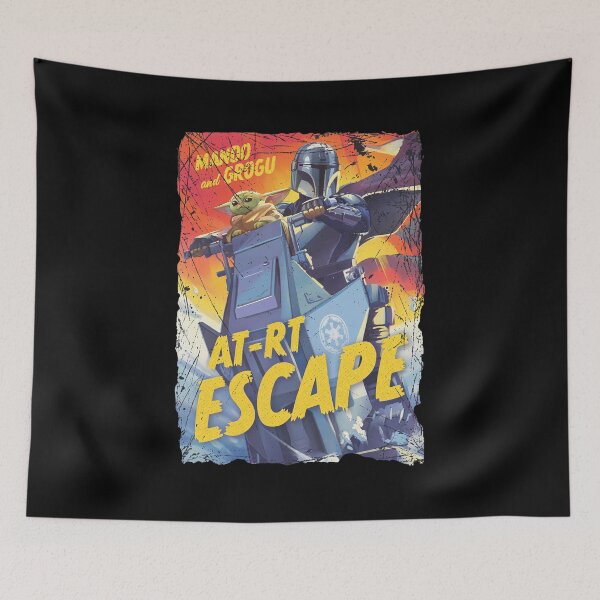 Item preview, Mando and Grogu AT-RT Escape  Art designed and sold by ISAIAHRUEZ.