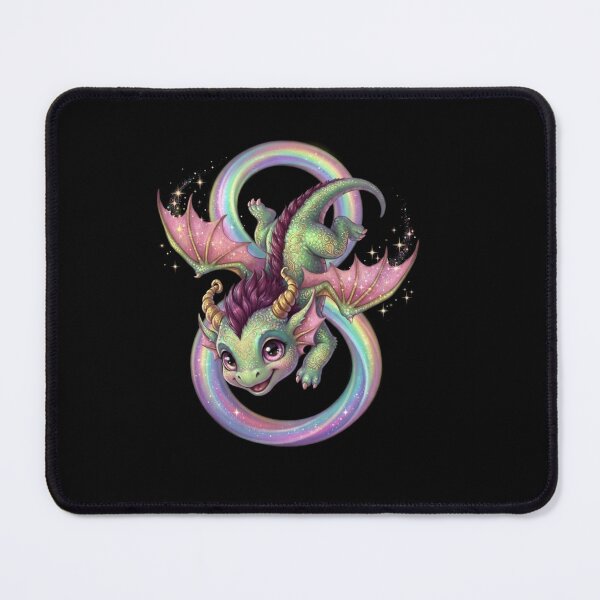 Item preview, Cute Pastel Dragon Number 8 Rainbow Fantasy Birthday Design designed and sold by Ostericaimusa.