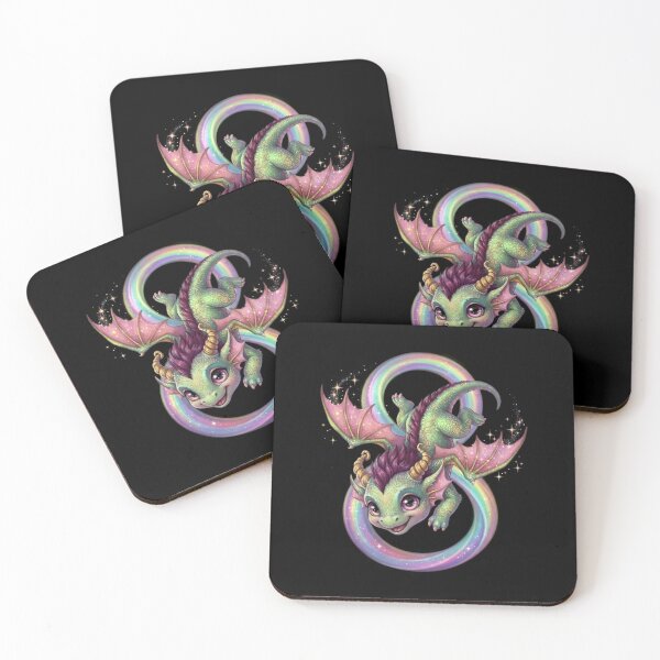 Item preview, Cute Pastel Dragon Number 8 Rainbow Fantasy Birthday Design designed and sold by Ostericaimusa.