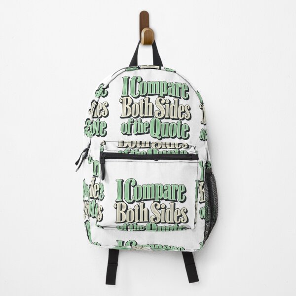 Item preview, I Compare Both Sides of the Quote Market Type designed and sold by Bikivuno.