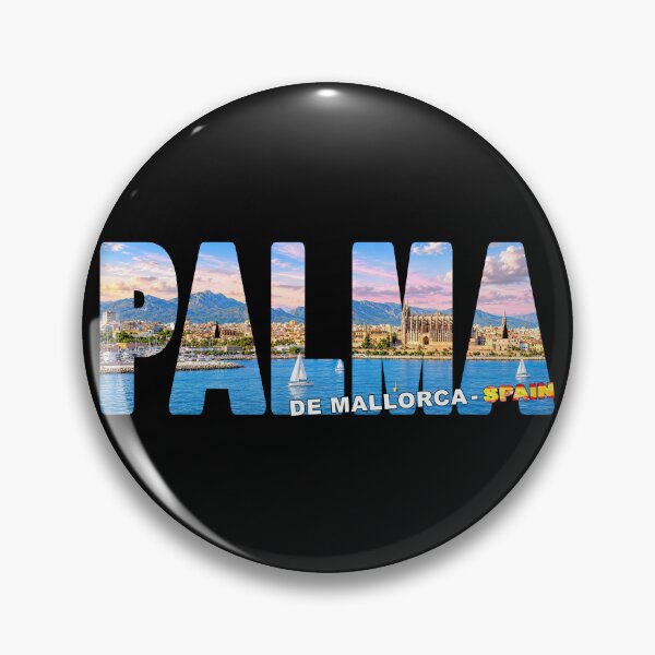 Item preview, PALMA De Mallorca Spain - Souvenir Sticker View from Ship Early Sunset designed and sold by Adam Gormley.