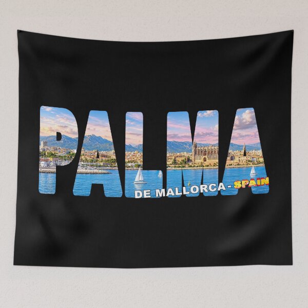Item preview, PALMA De Mallorca Spain - Souvenir Sticker View from Ship Early Sunset designed and sold by Adam Gormley.