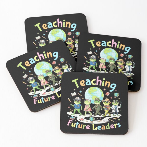 Item preview, Teaching Future Leaders Colorful Frog Educator Design designed and sold by MiALopezArt.