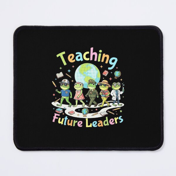 Item preview, Teaching Future Leaders Colorful Frog Educator Design designed and sold by MiALopezArt.